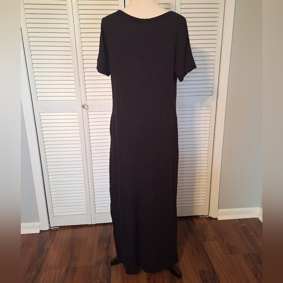 Andree By Unit Black Maxi Dress LG - Picture 5 of 6